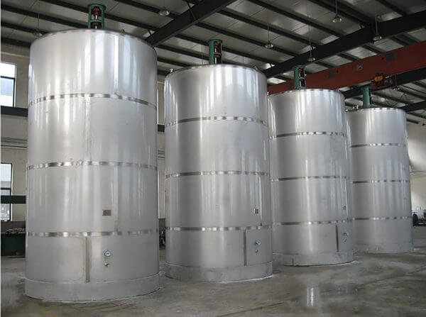 Large Outdoor Milk Storage Silo